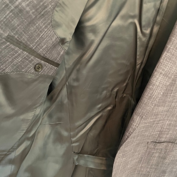 John Varvatos gray label mens size 52 blazer - Picture 4 of 7